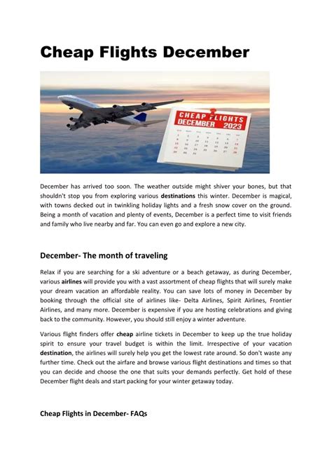 flights december 2020|Cheap Flights in December : Get December Airfare Deals Near .